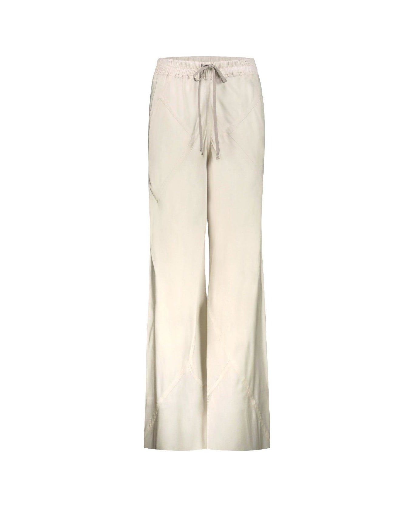 Rick Owens Bias Wide-leg Drawstring Trousers - Dinge