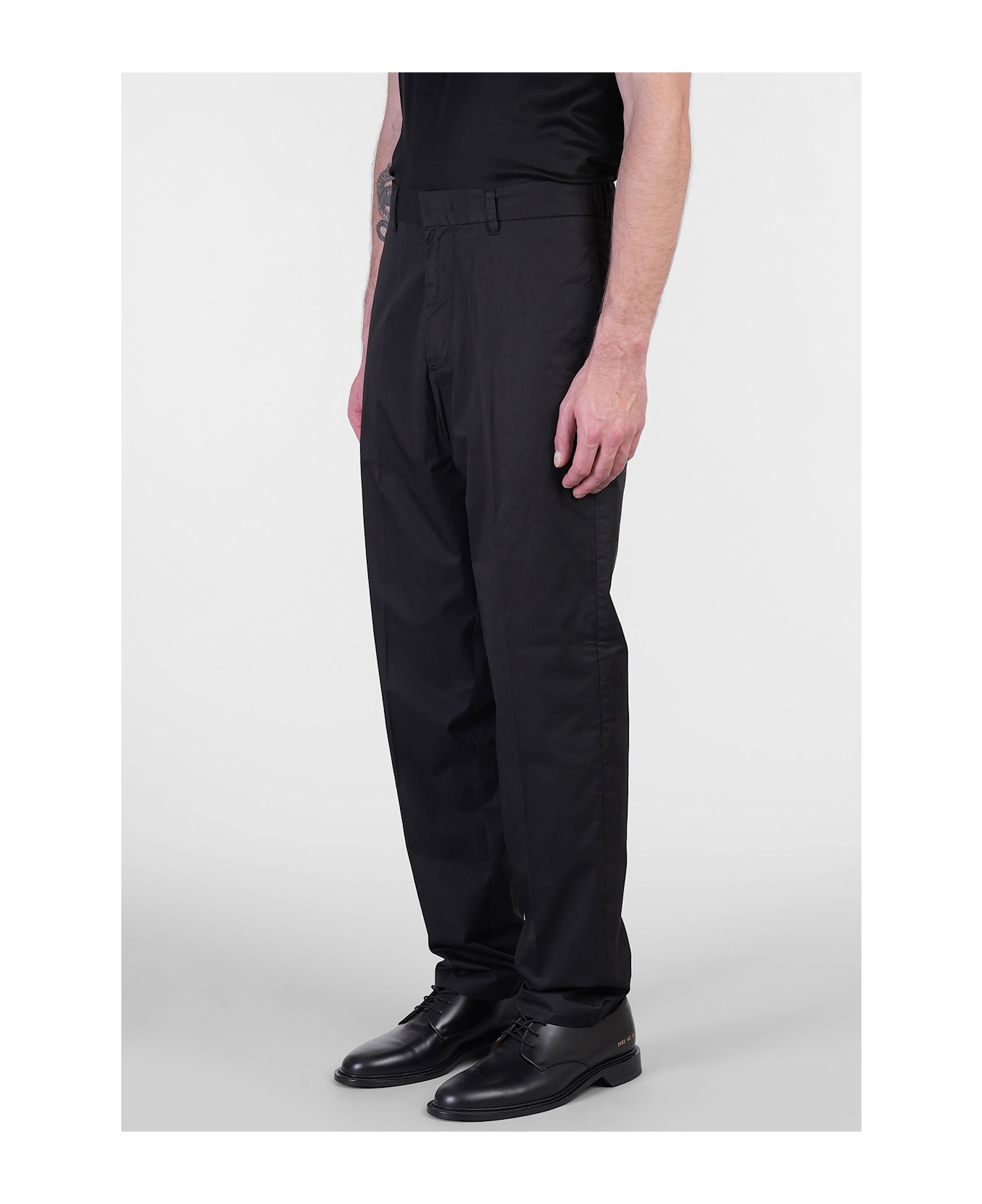 Emporio Armani Pants In Black Polyester - black