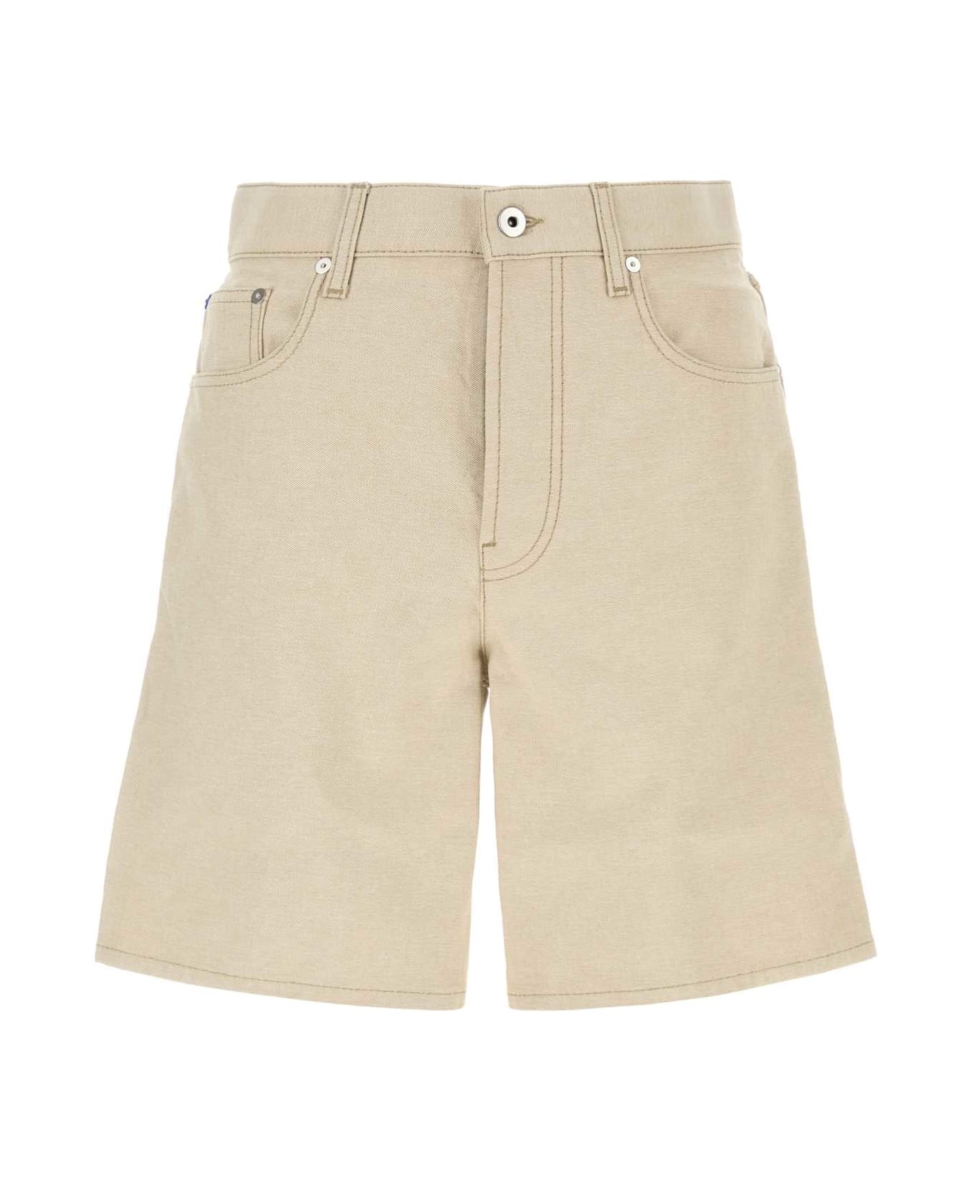 Burberry Sand Cotton Bermuda Shorts - C2524