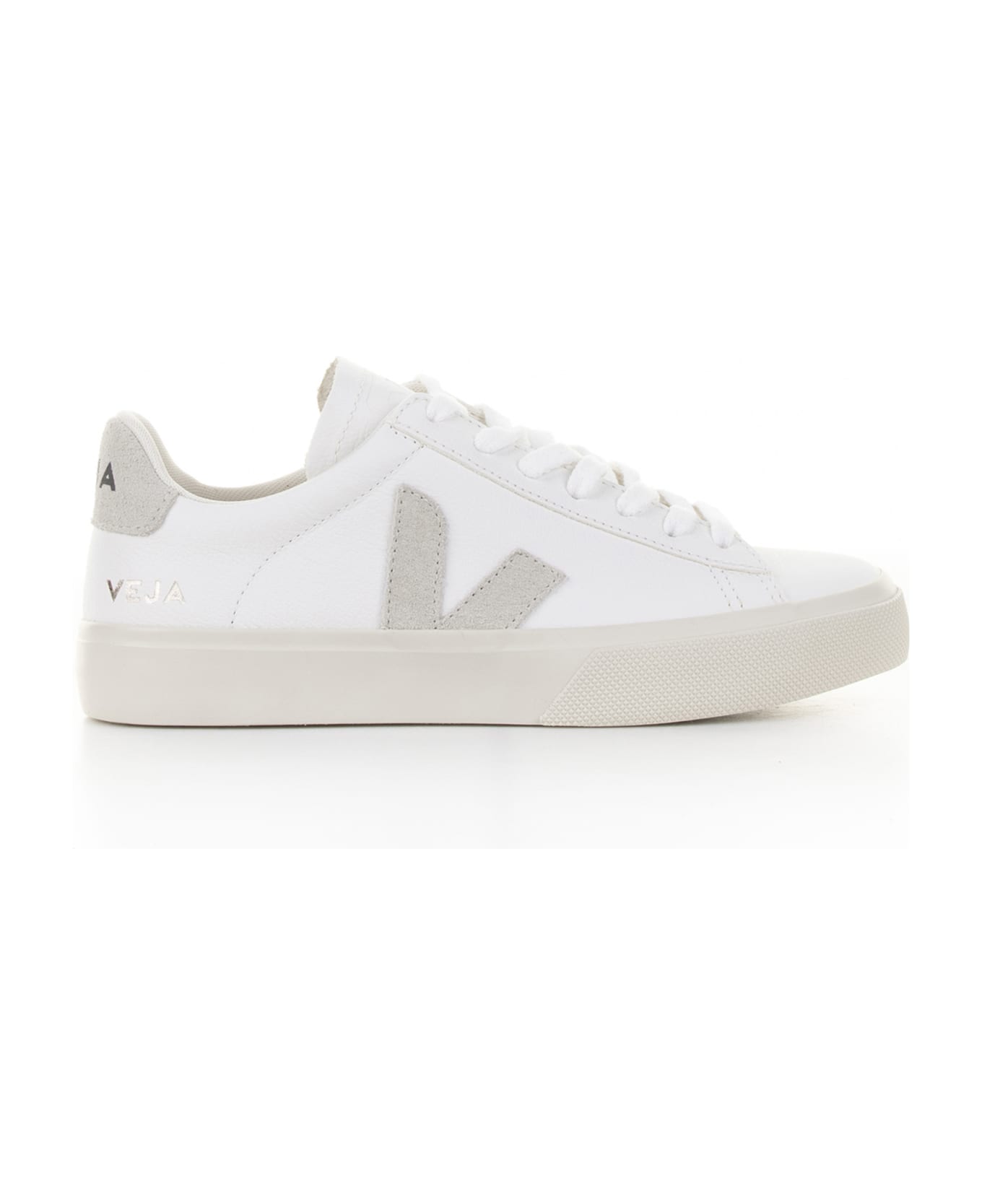 Veja Campo Sneaker In White Gray Leather For Men スニーカー