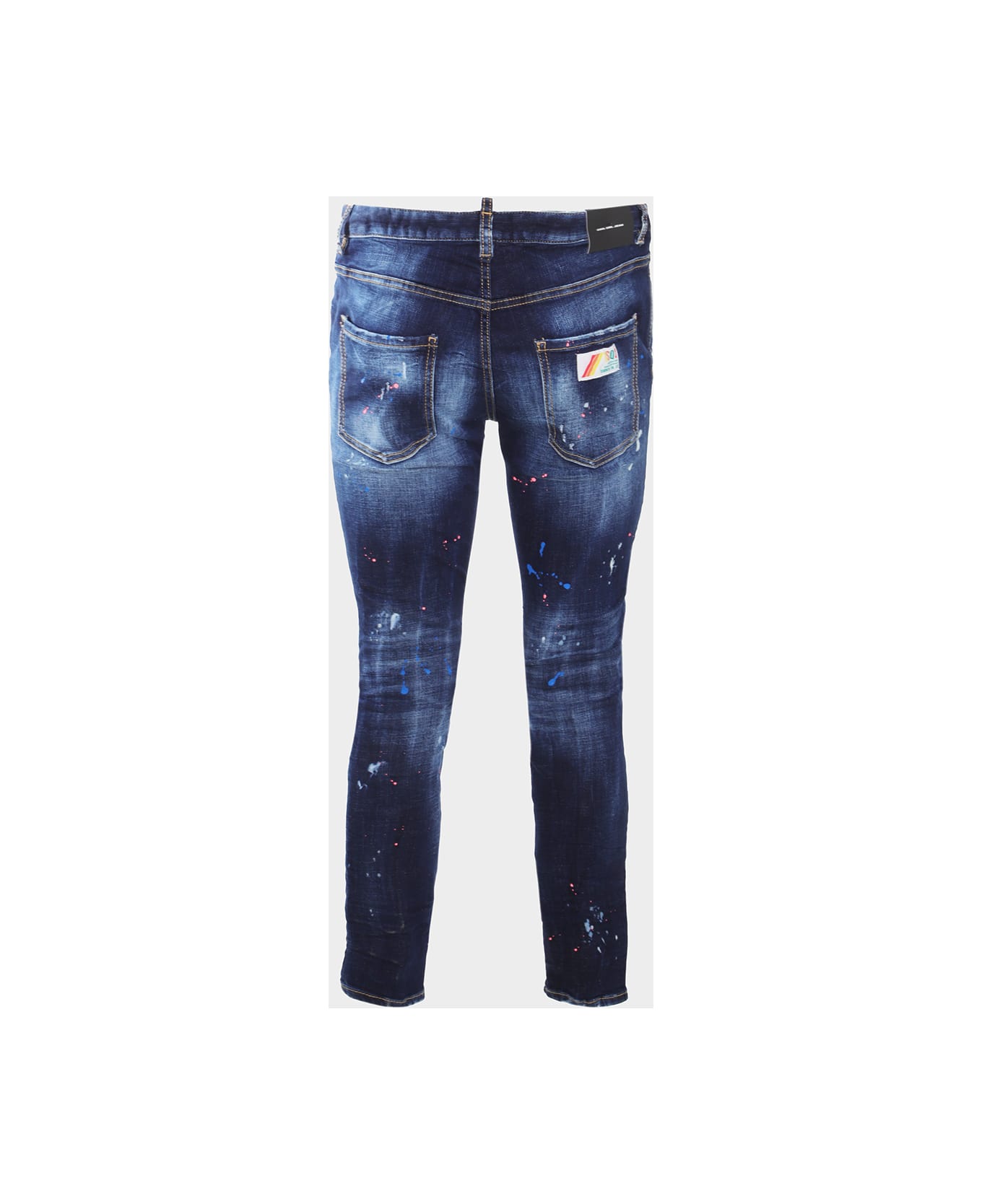 Dsquared2 Blue Cotton Jeans - Blue