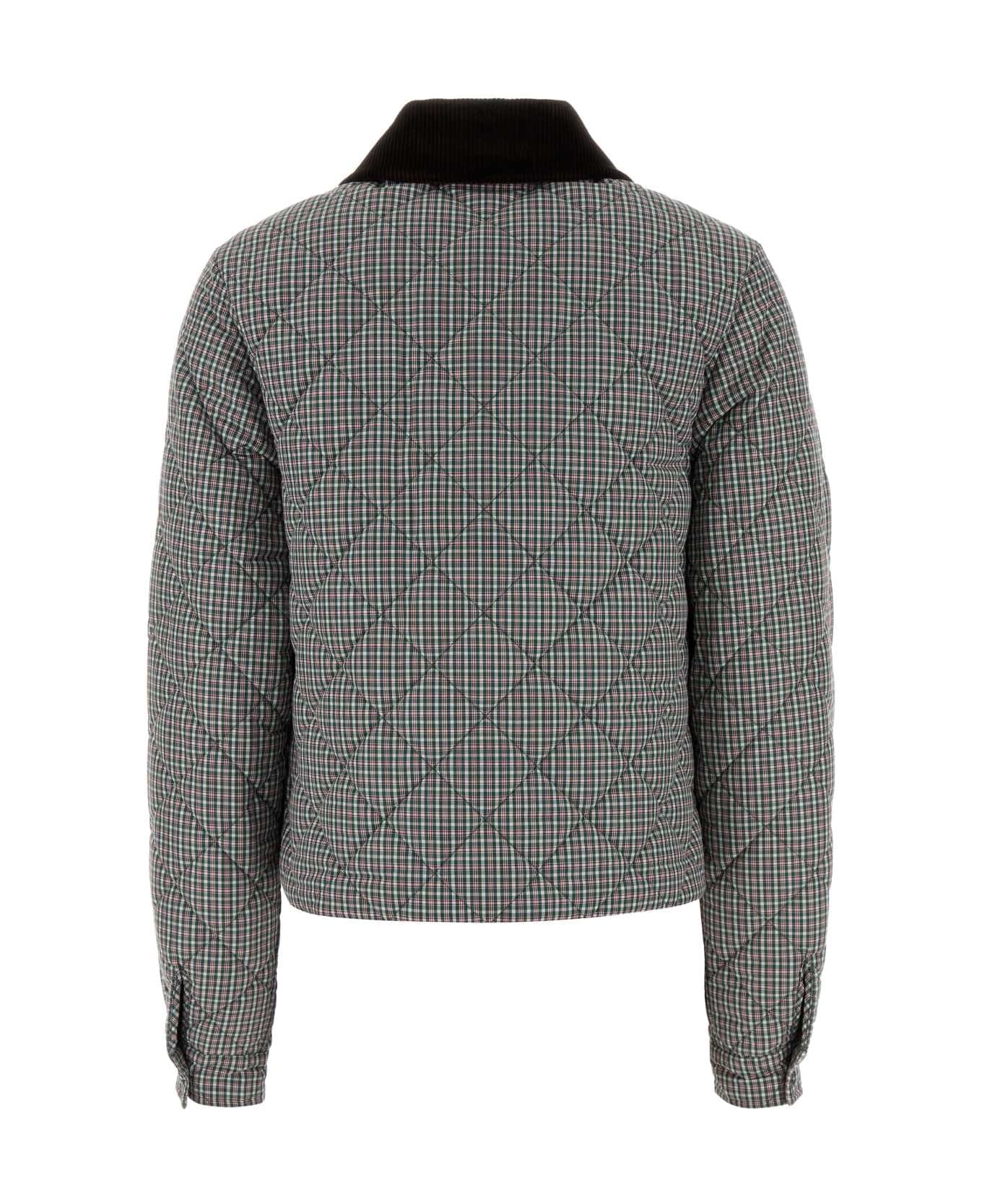 Miu Miu Embroidered Nylon Blend Jacket - BOTTIGLIABIANCO