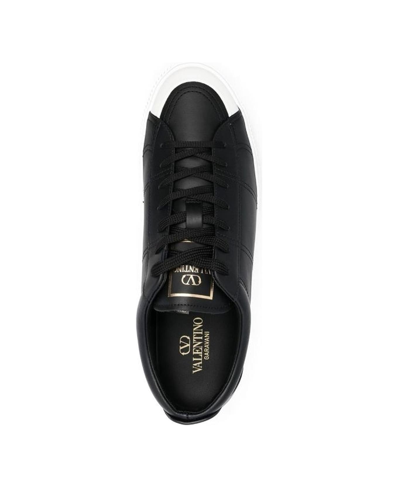 Valentino Garavani Garavani Leather Sneakers - Black