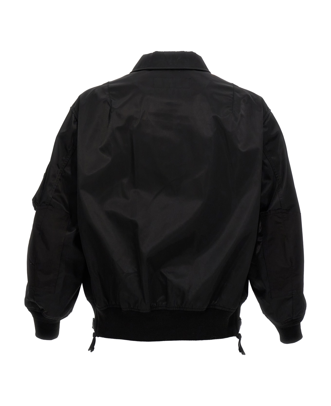 Comme des Garçons Homme Logo Patch Bomber Jacket - Black  