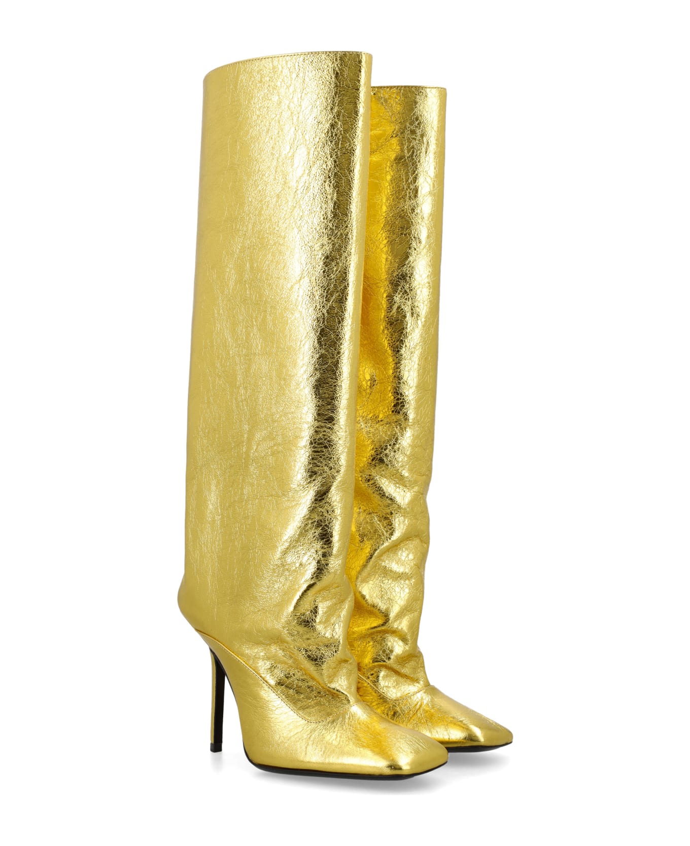 The Attico Sienna Boots 105 - GOLD