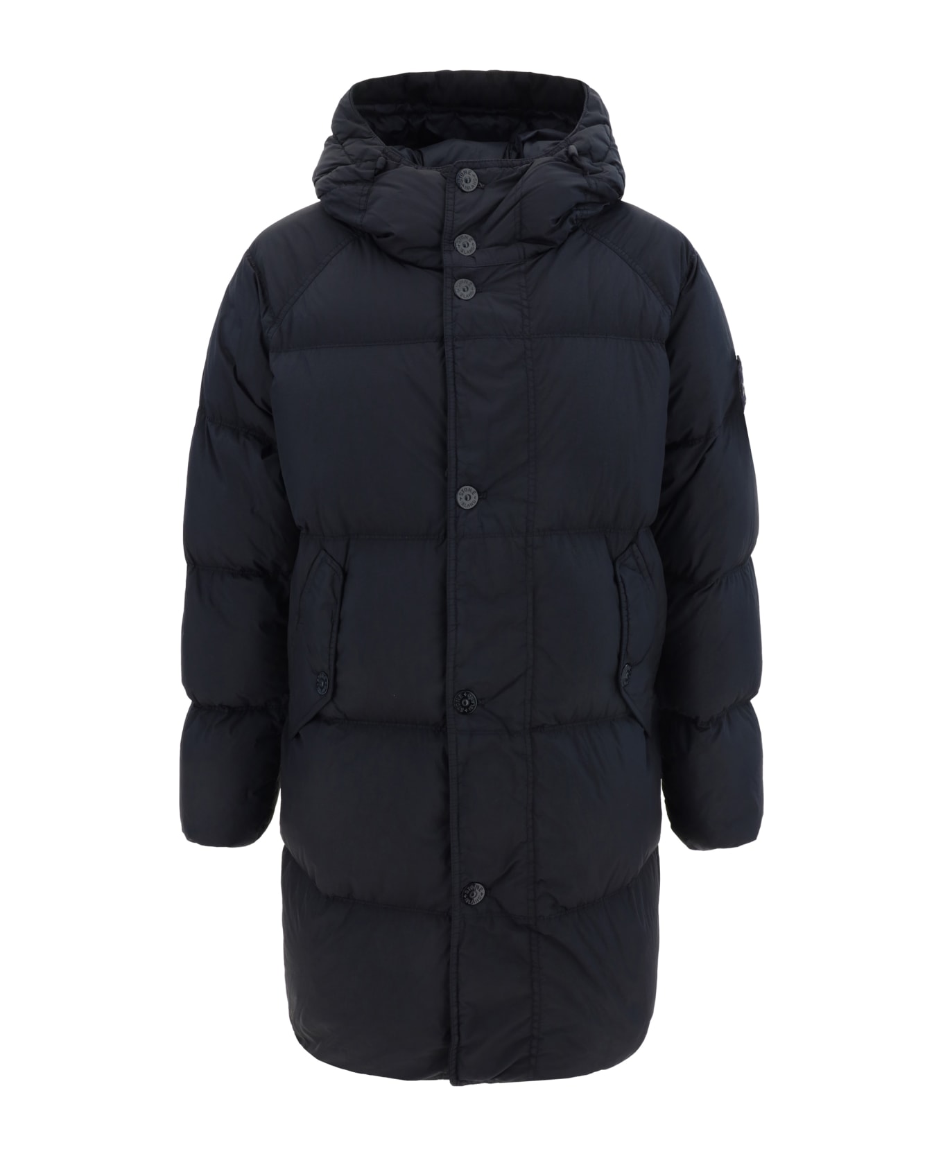 Stone Island Down Jacket - Nero