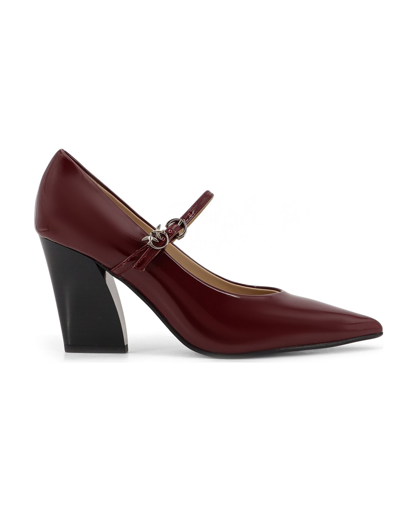 Pinko Viola 01 Patent Leather Pumps - Bordeaux
