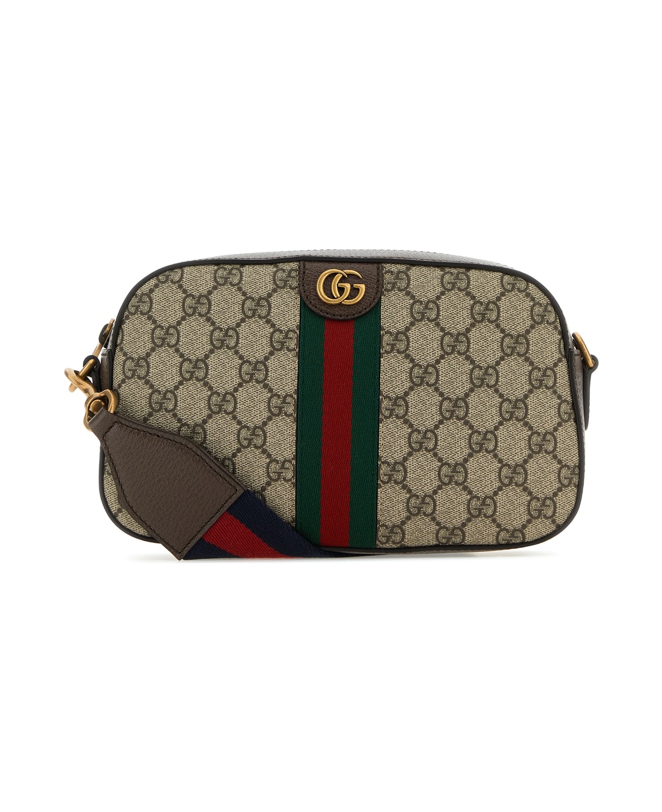 Gucci Gg Supreme Fabric And Leather Small Ophidia Gg Crossbody Bag - BEBNACEROVRVBRB