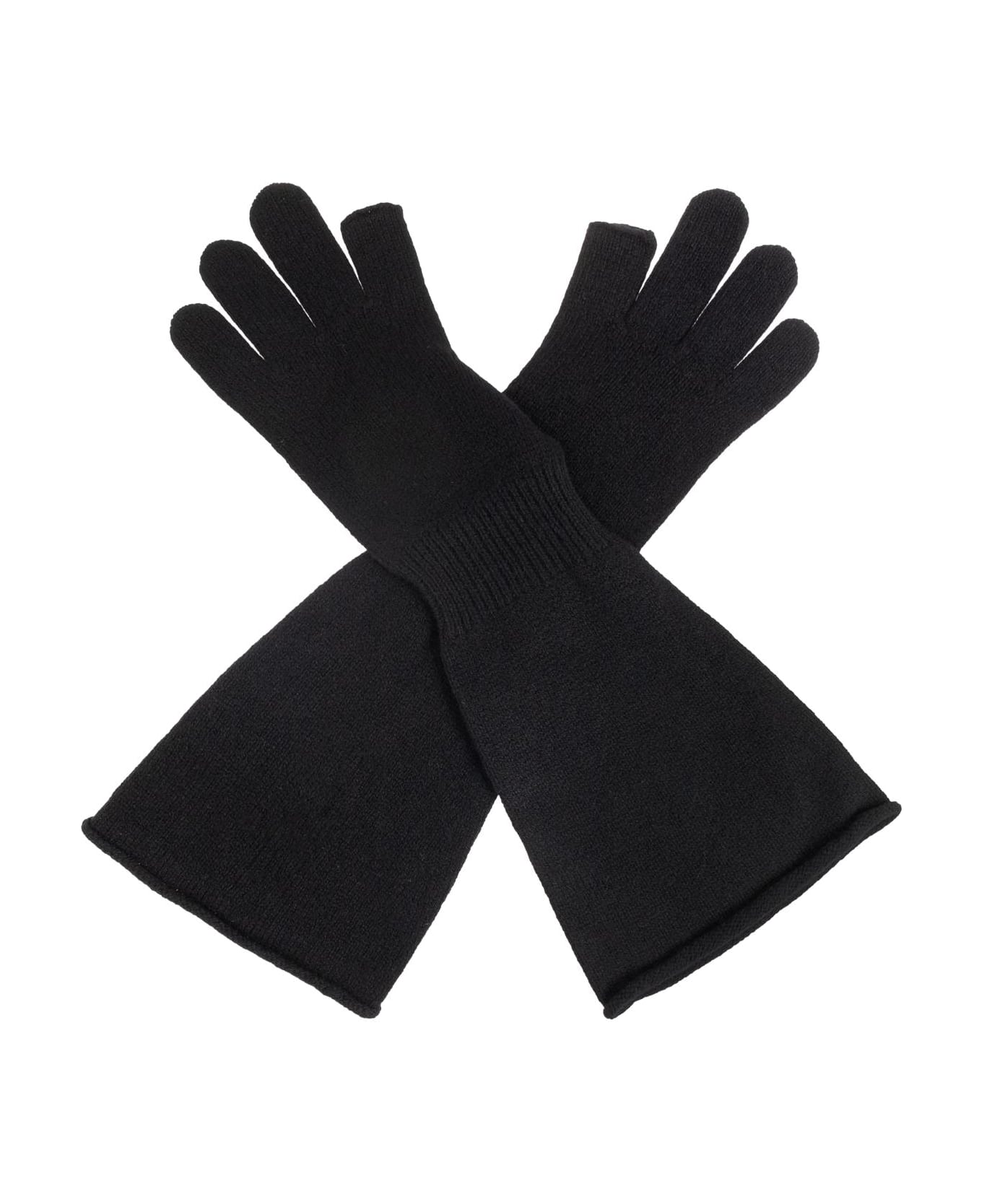 Rick Owens Long Gloves - BLACK