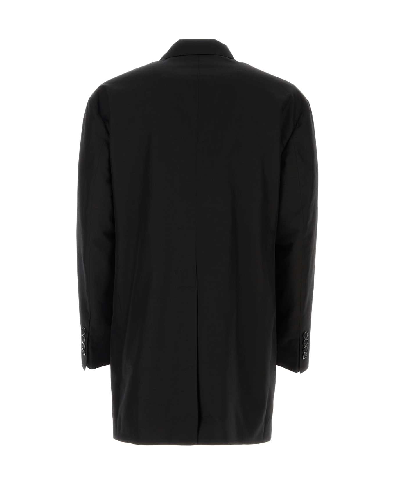 Dolce 
Gabbana Black Shantung Oversize Blazer - NERO