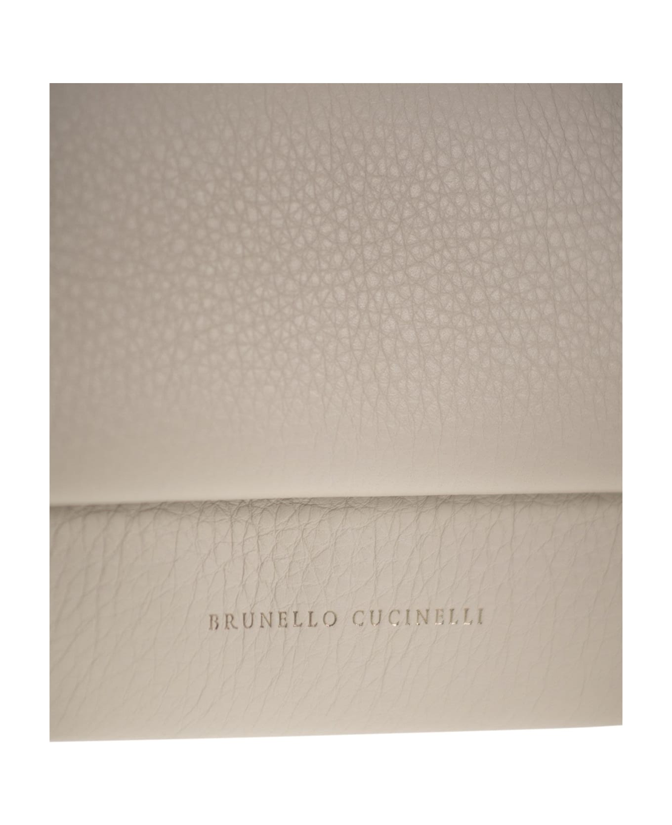 Brunello Cucinelli Leather Cross-body Bag - Stone