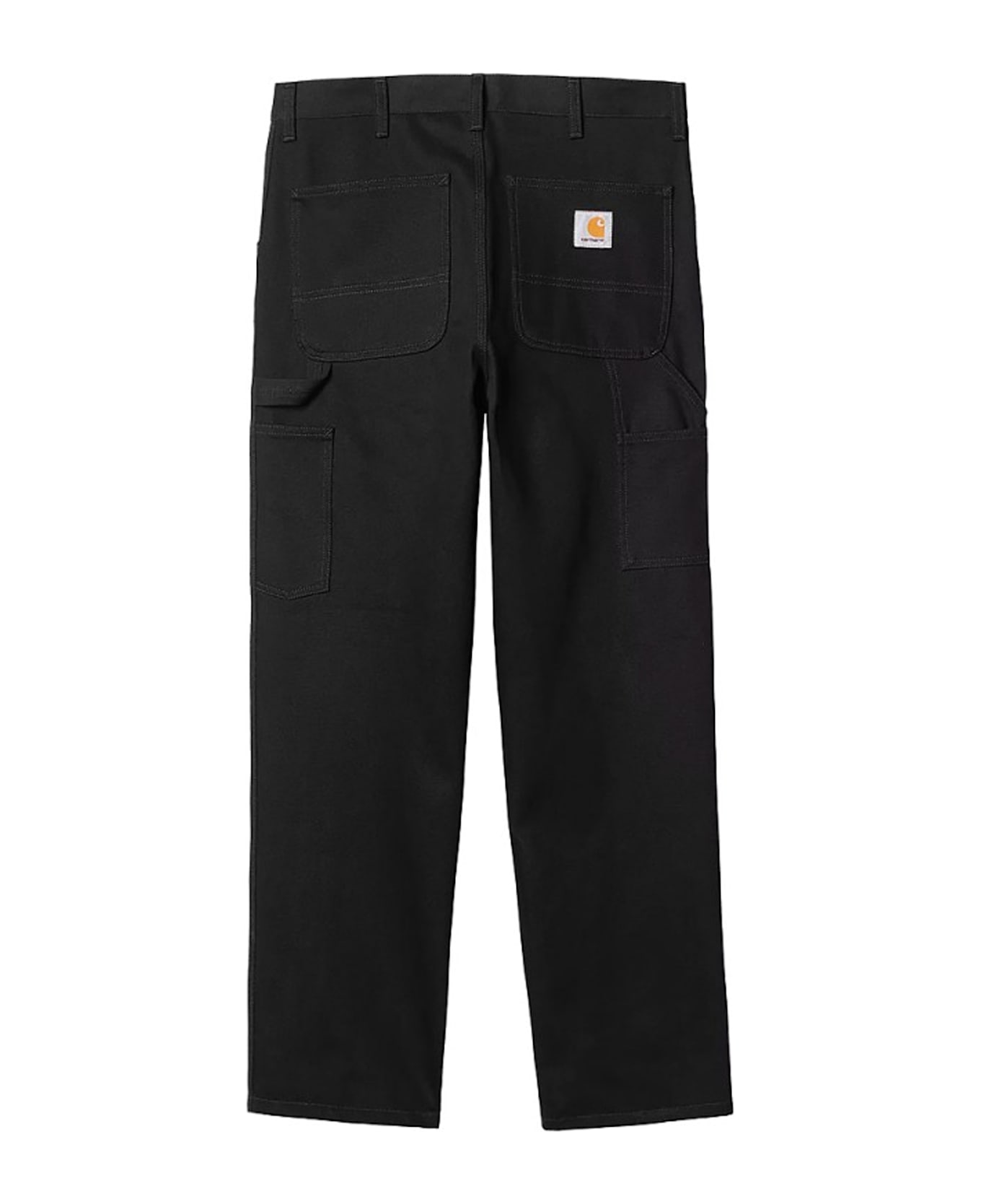 Carhartt Single Knee Cotton Trousers - Black