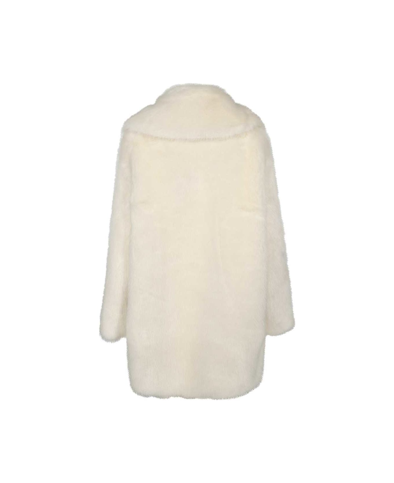 Dsquared2 Faux Fur Coat - White コート