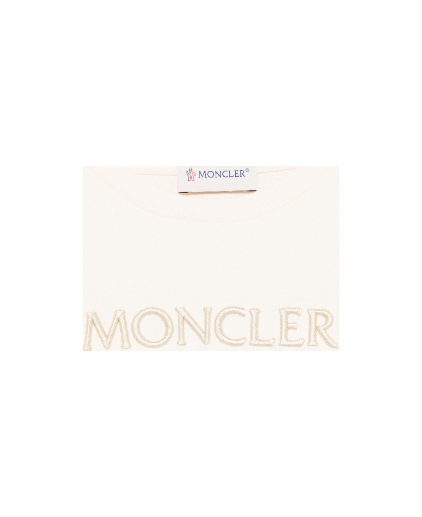Moncler Enfant Cotton T-shirt - White