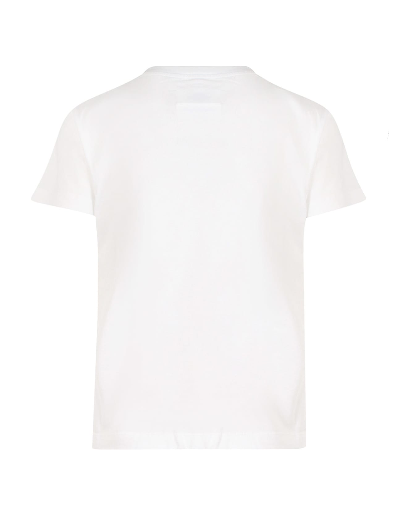 MM6 Maison Margiela T-shirt in jersey a maniche corte con logo M60906-MM04I