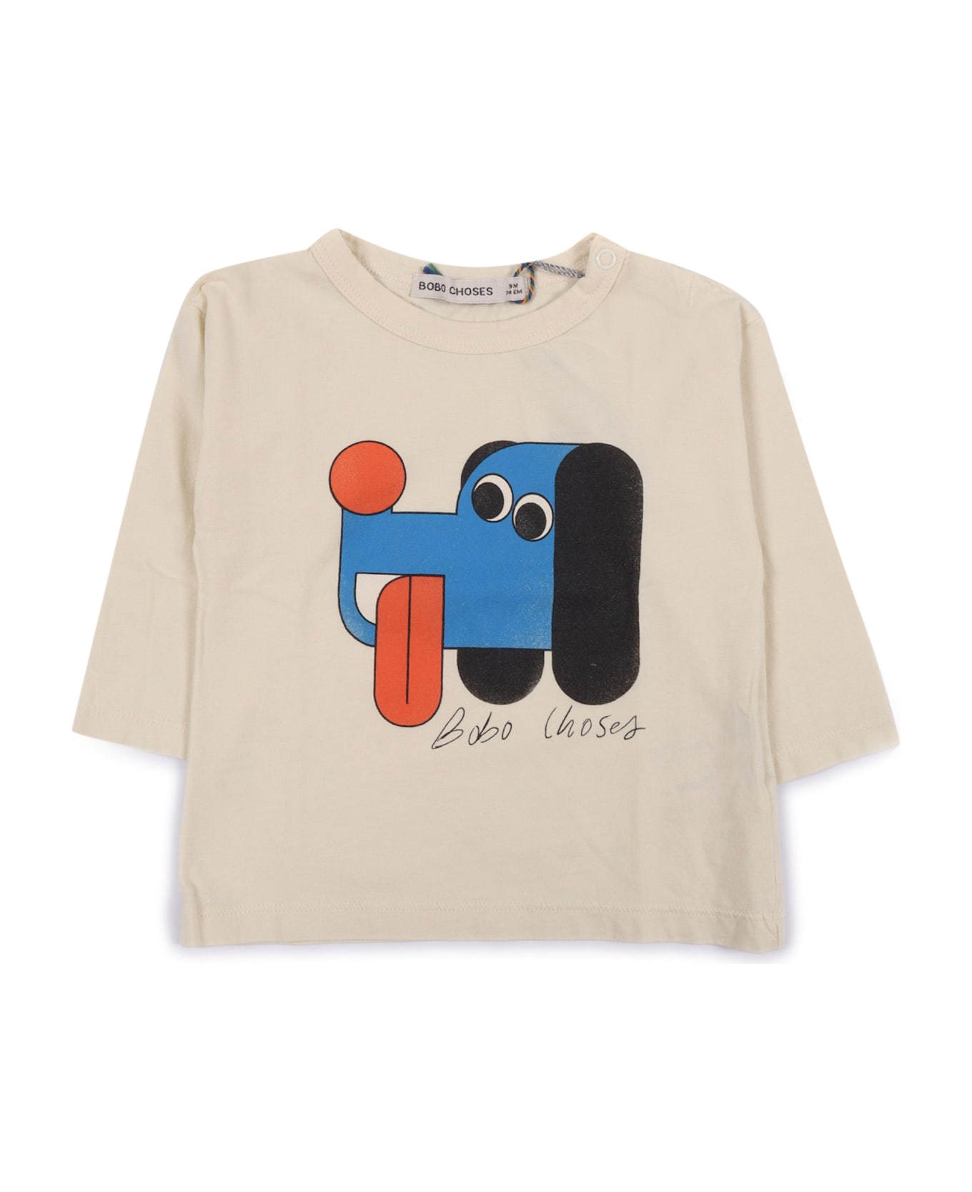 Bobo Choses Doggy Mate T-shirt - WHITE