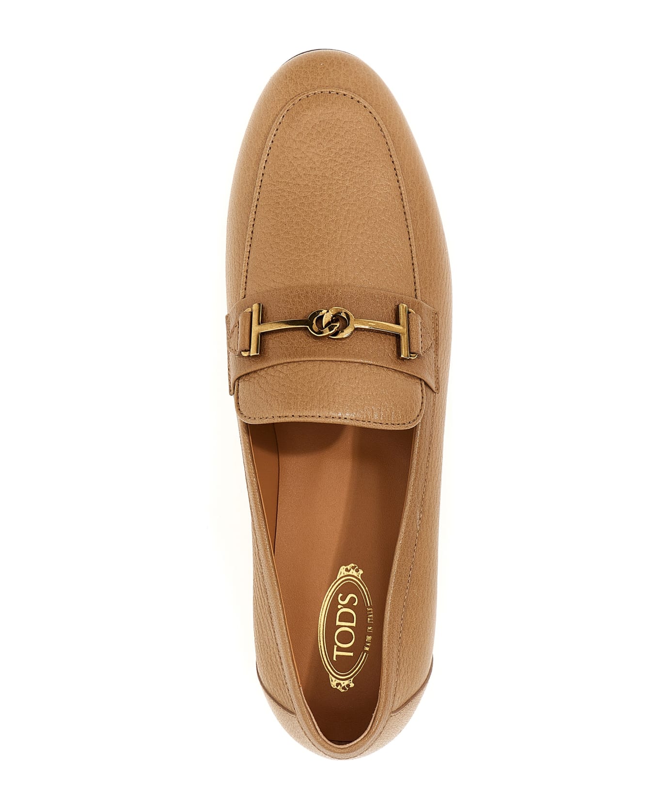 Tod's Leather Loafers - Light Brown