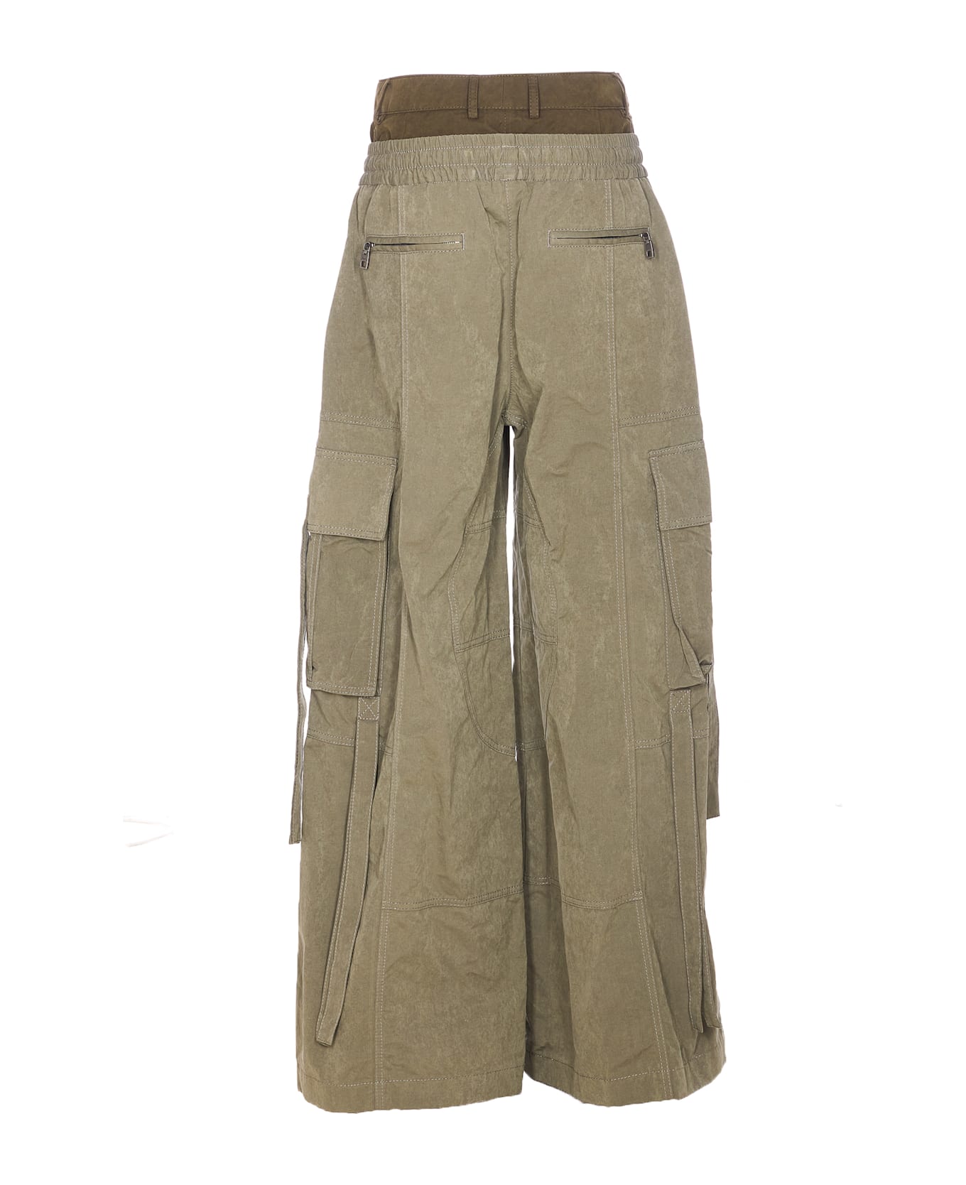 Dolce 
Gabbana Waxed Faille Pants - Green ボトムス
