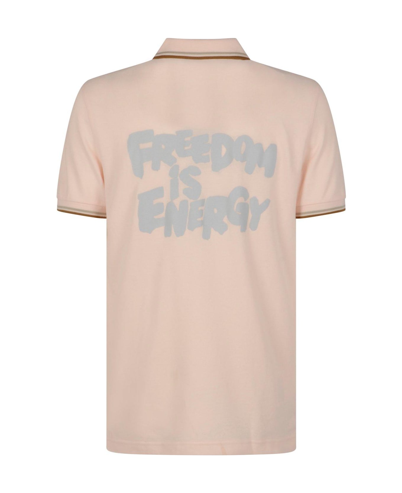 Comme des Garçons Shirt Embroidered Polo Shirt - NUDE