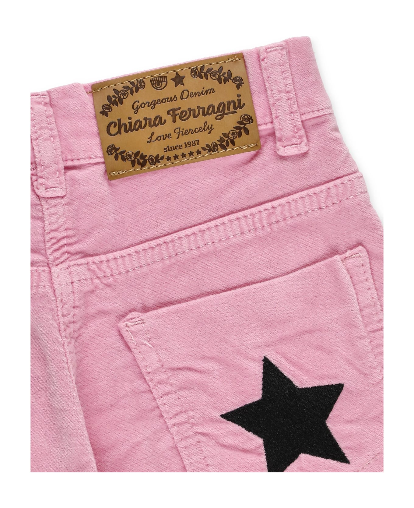 Chiara Ferragni Cotton Shorts - Pink