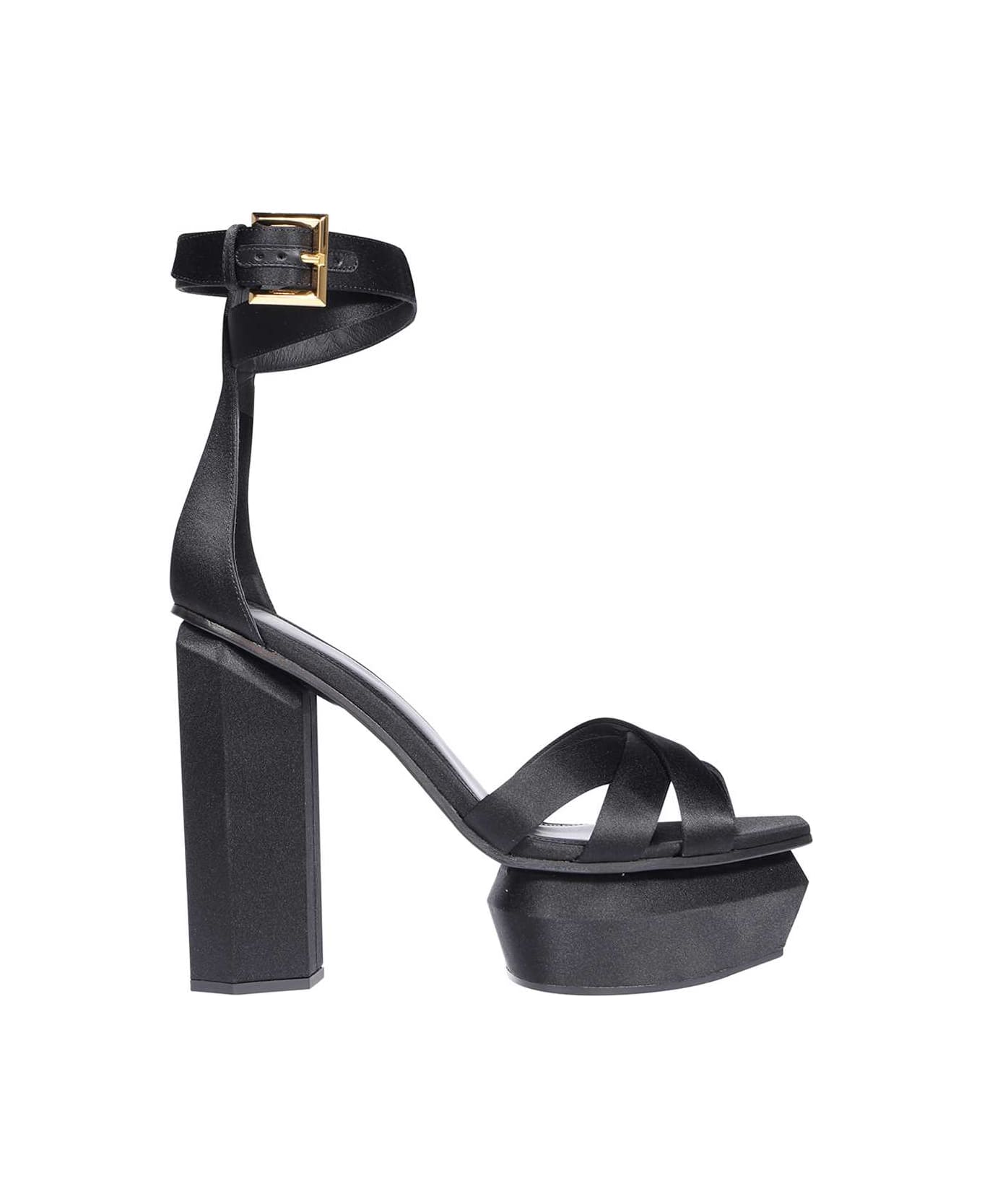 Balmain Fabric Pumps - black