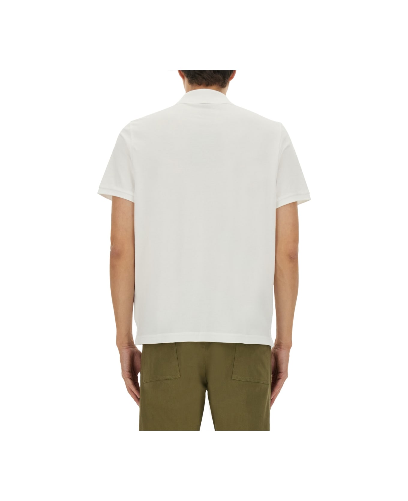 Moose Knuckles "everett Gold" Polo Shirt - WHITE