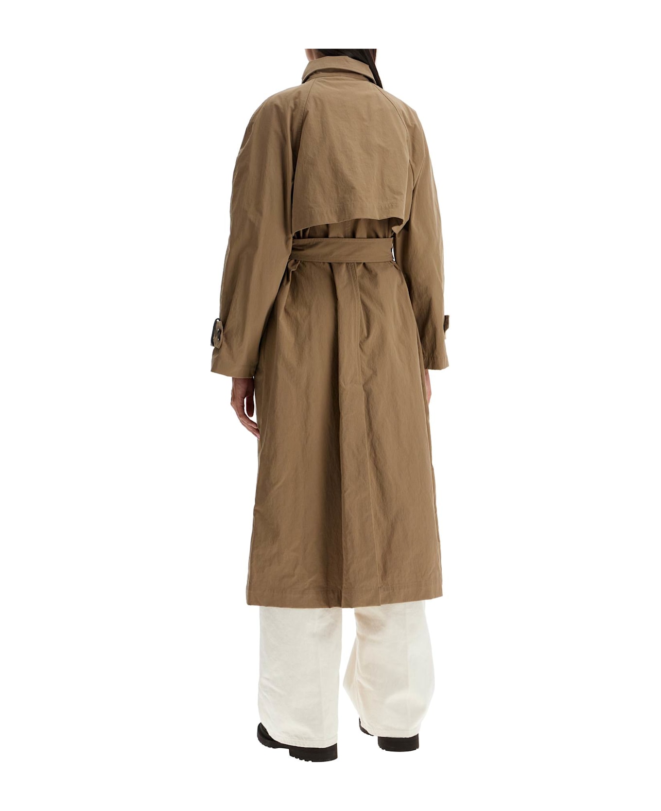 Brunello Cucinelli 'trench Coat With Shiny Cuff Details