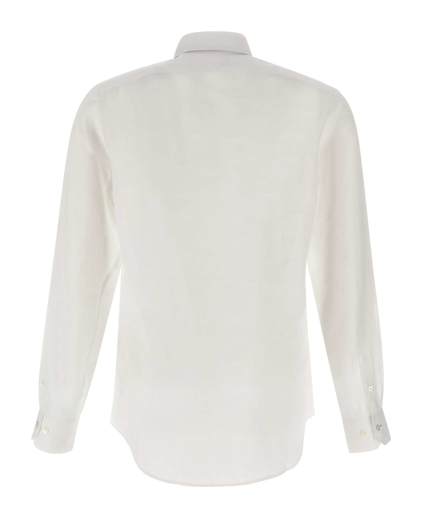 Paul Smith Linen Shirt - WHITE