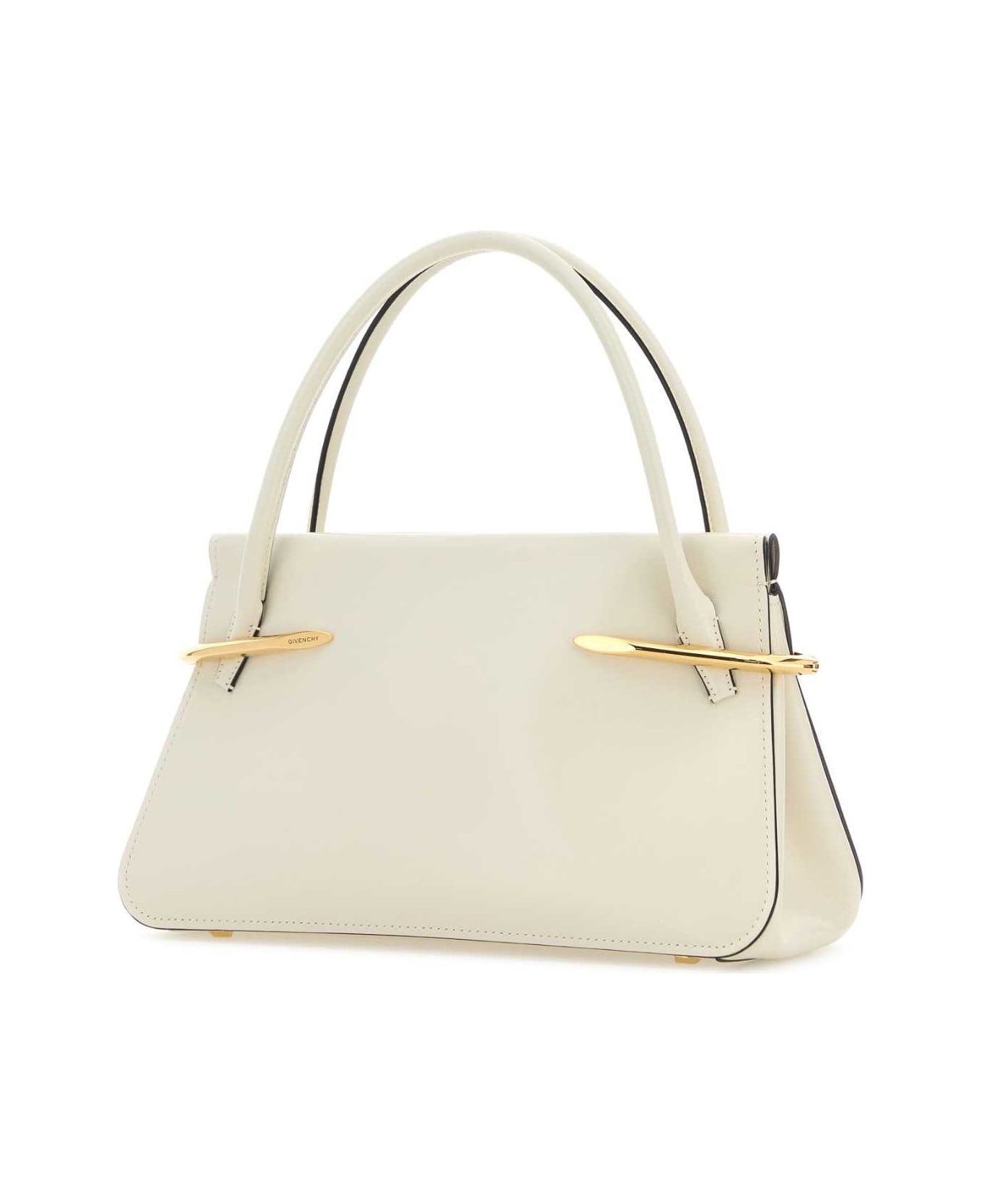 Givenchy Ivory Leather Medium Pinch Handbag - IVORY
