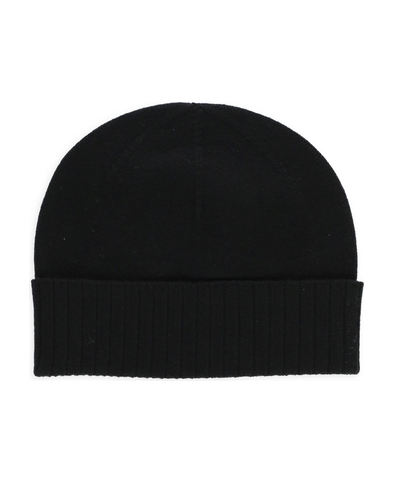 Kenzo Black Wool Beanie - Black 帽子