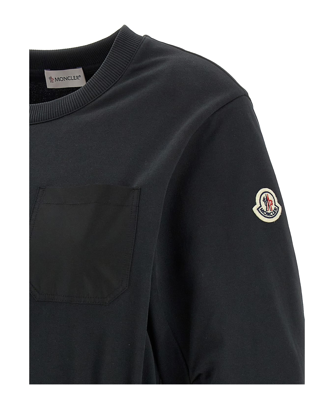 Moncler Two-material Dress - Black  
