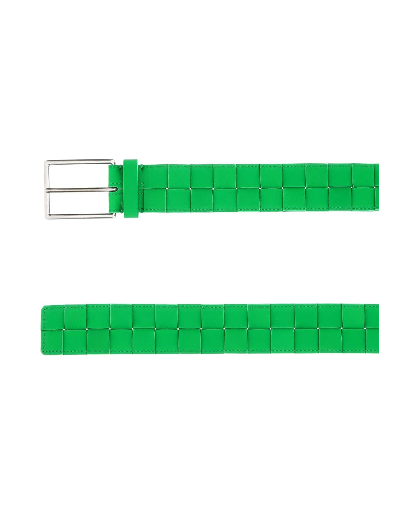 Bottega Veneta Green Leather Belt - 3724 ベルト