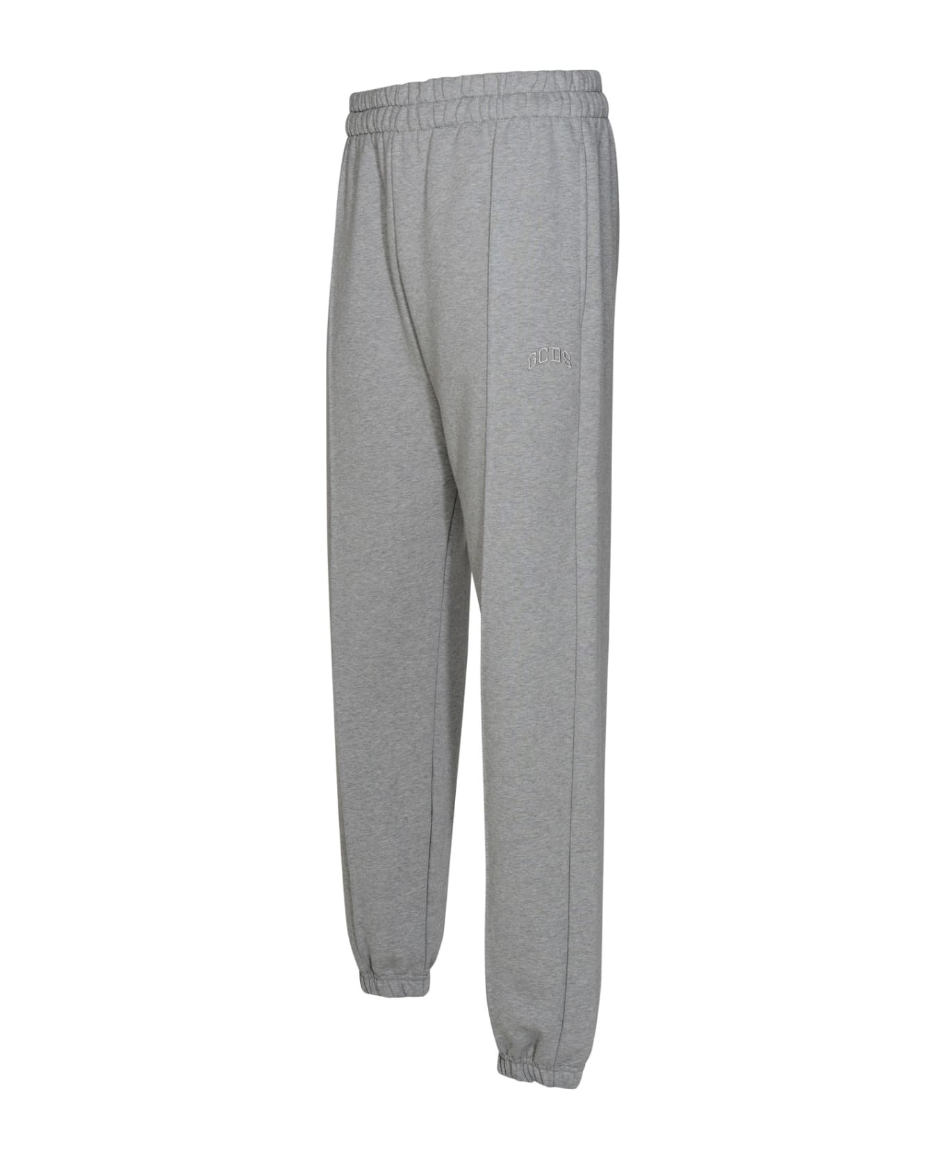 GCDS Grey Cotton Track Pants - Grey