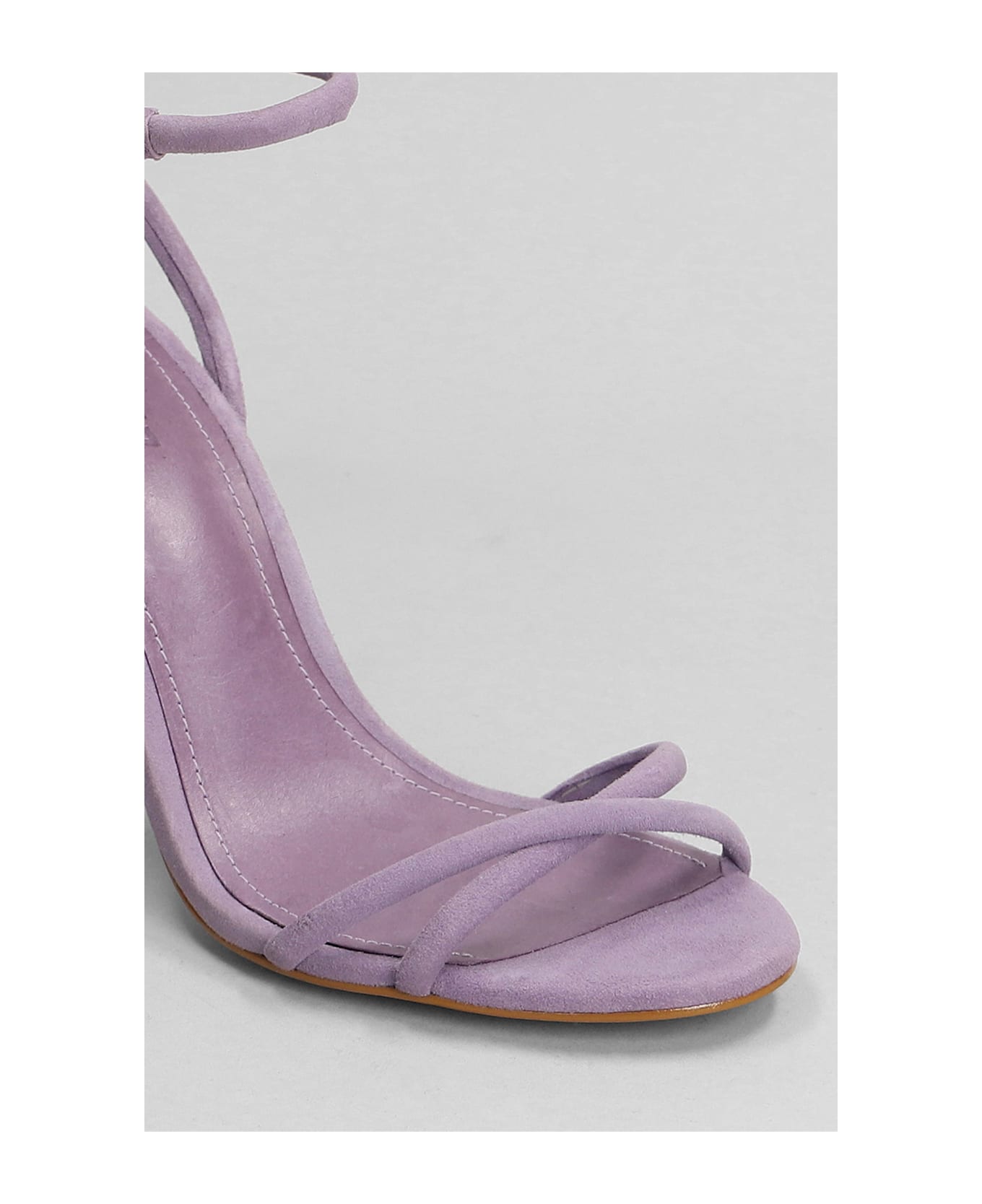 Schutz Sandals In Viola Suede - Viola