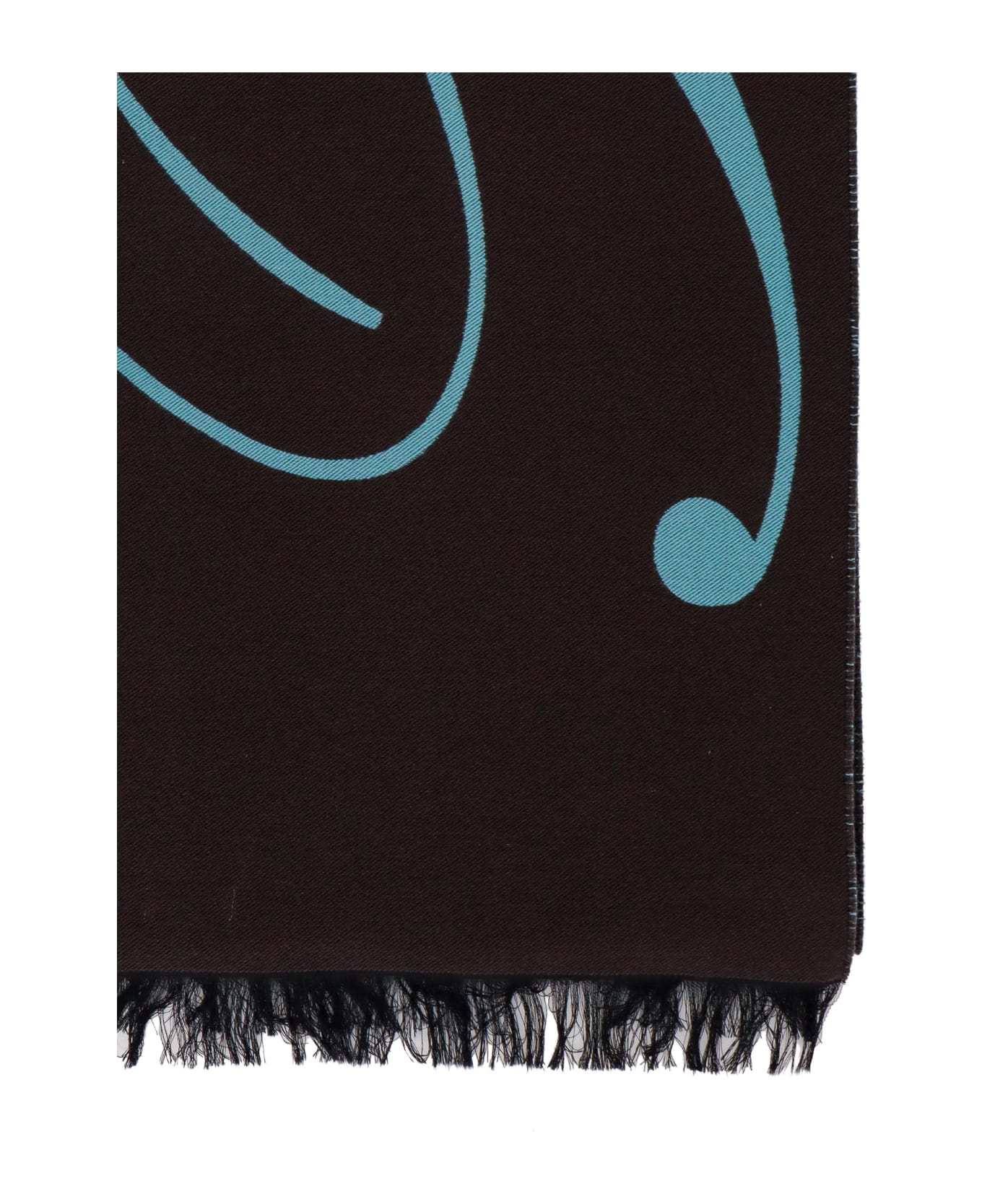 Burberry Wool And Silk Scarf - Brown スカーフ