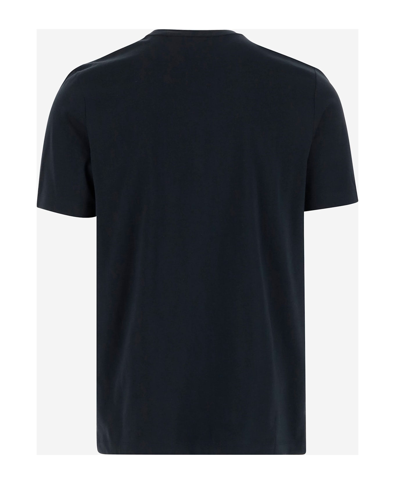 Hugo Boss Cotton T-shirt With Logo - Blue