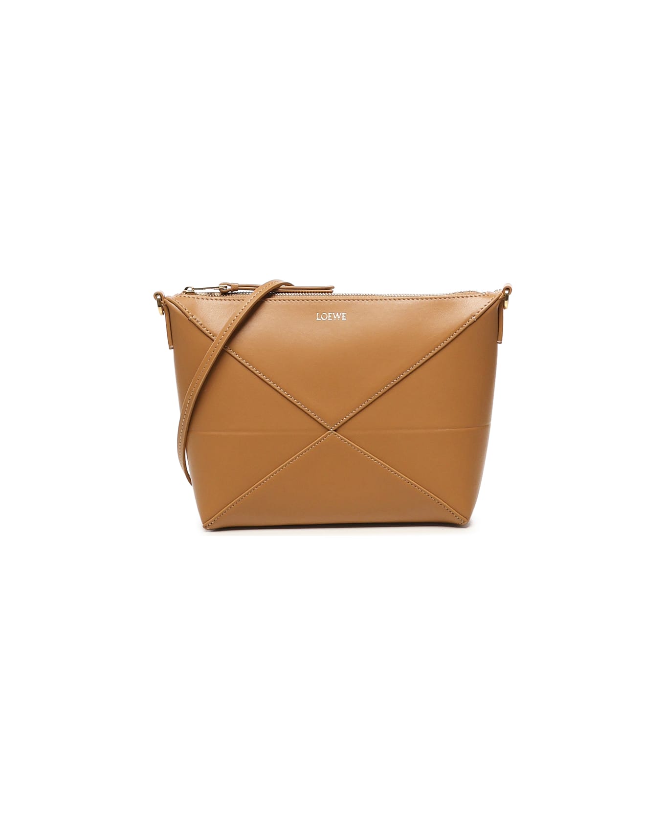 Loewe Puzzle Fold Clutch - Beige