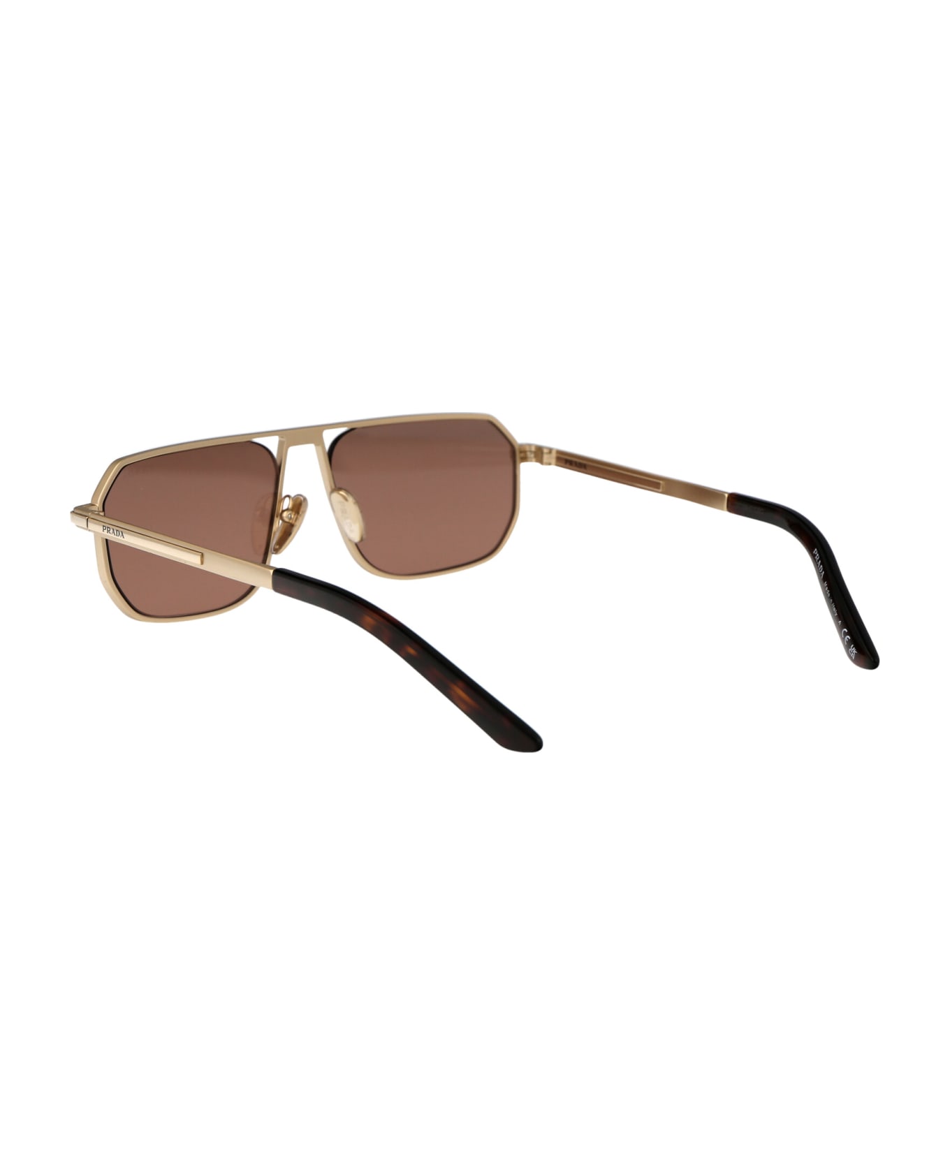 Prada Eyewear 0pr A53s Sunglasses - VAF10D Matte Pale Gold