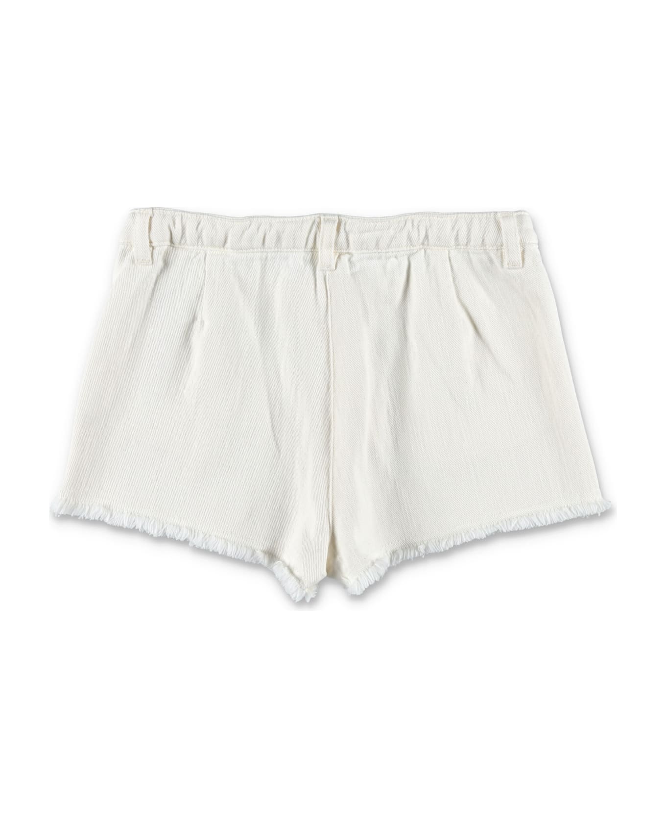 Il Gufo Denim Shorts - WHITE
