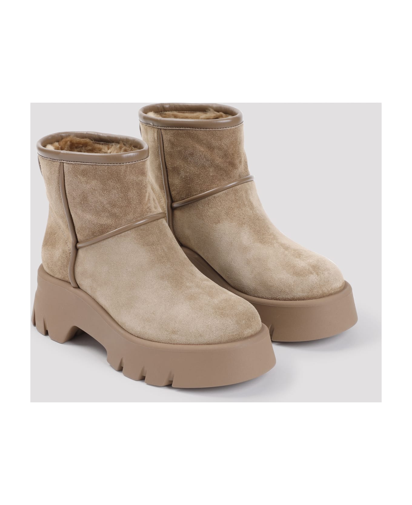 Gianvito Rossi Stormy Boots - Cmcc Camel Camel