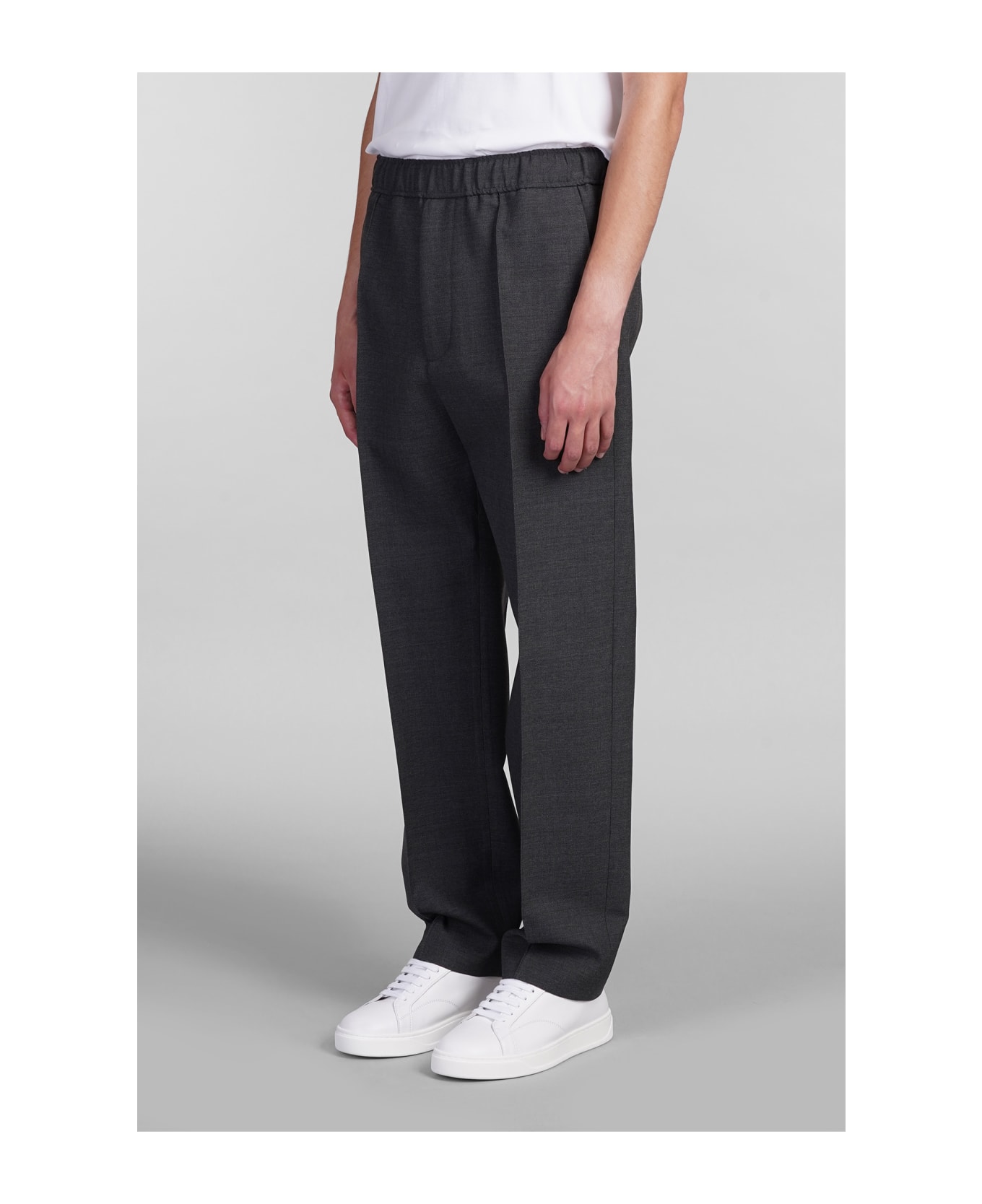 Lanvin Grey Wool Trousers - grey