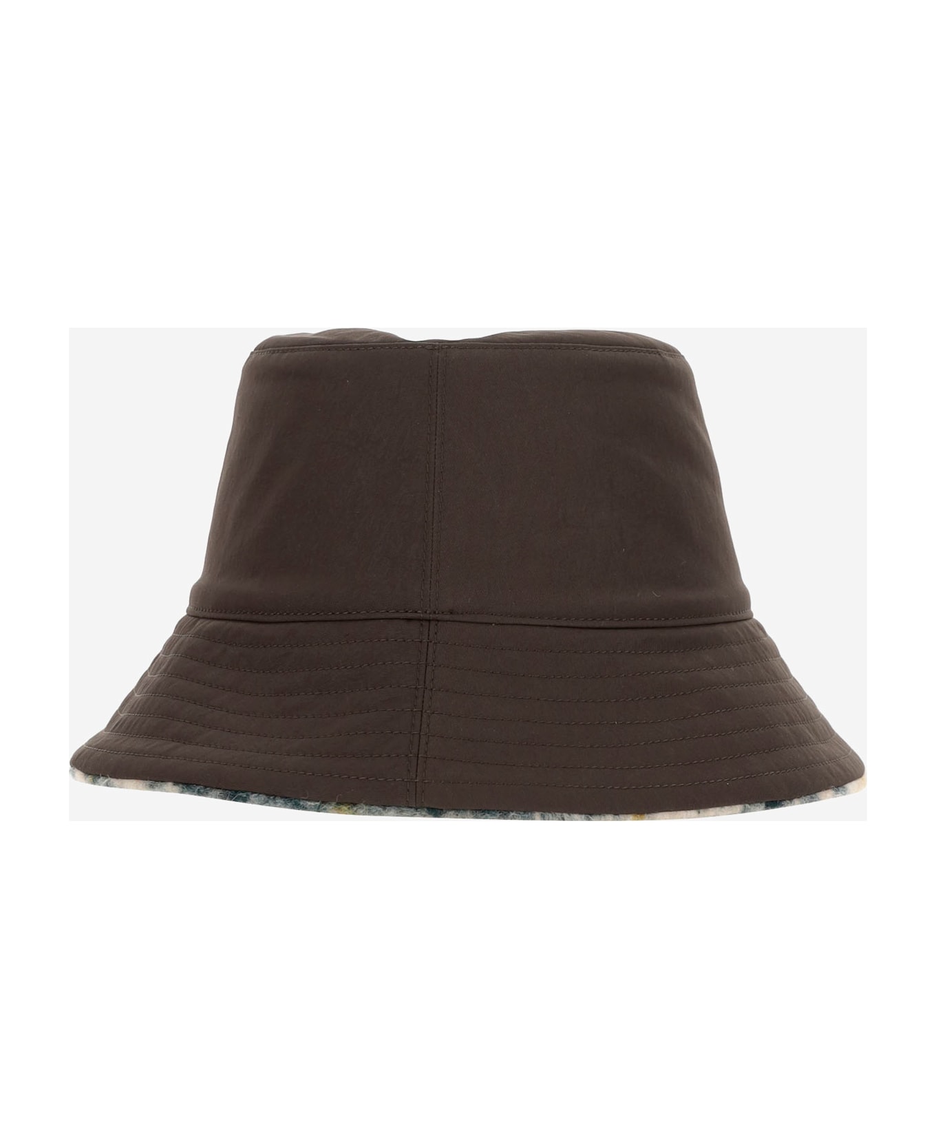 Burberry Reversible Fleece Check Bucket Hat - Green