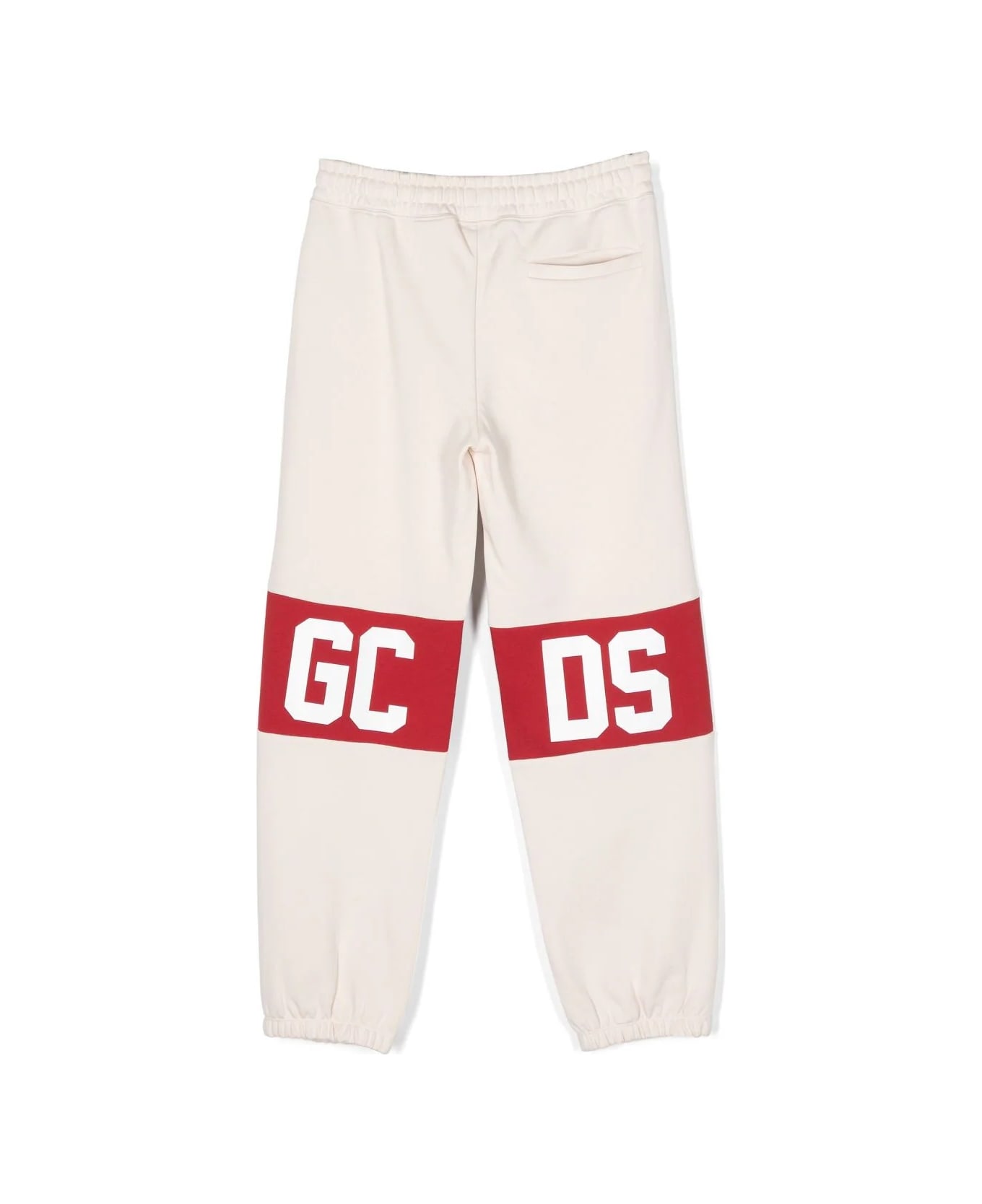 GCDS Mini Pantaloni Con Logo - White