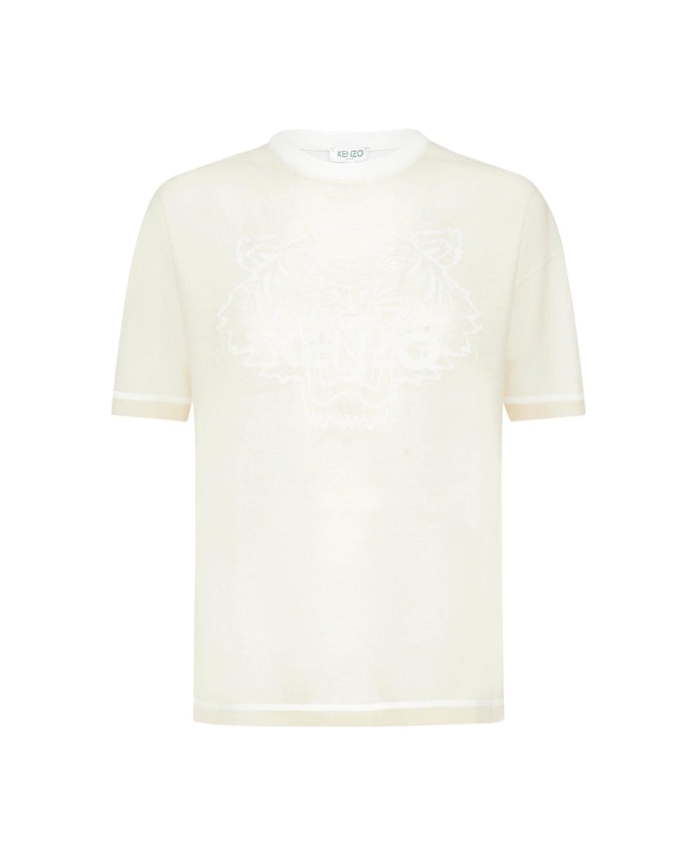 Kenzo Tiger Intarsia T-shirt - White