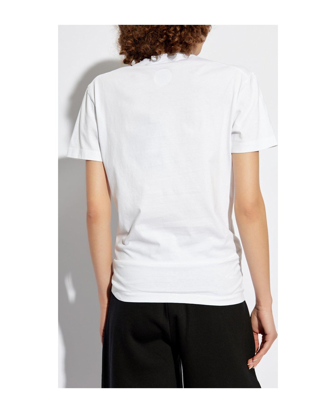 Dsquared2 Graphic Printed Crewneck T-shirt - White