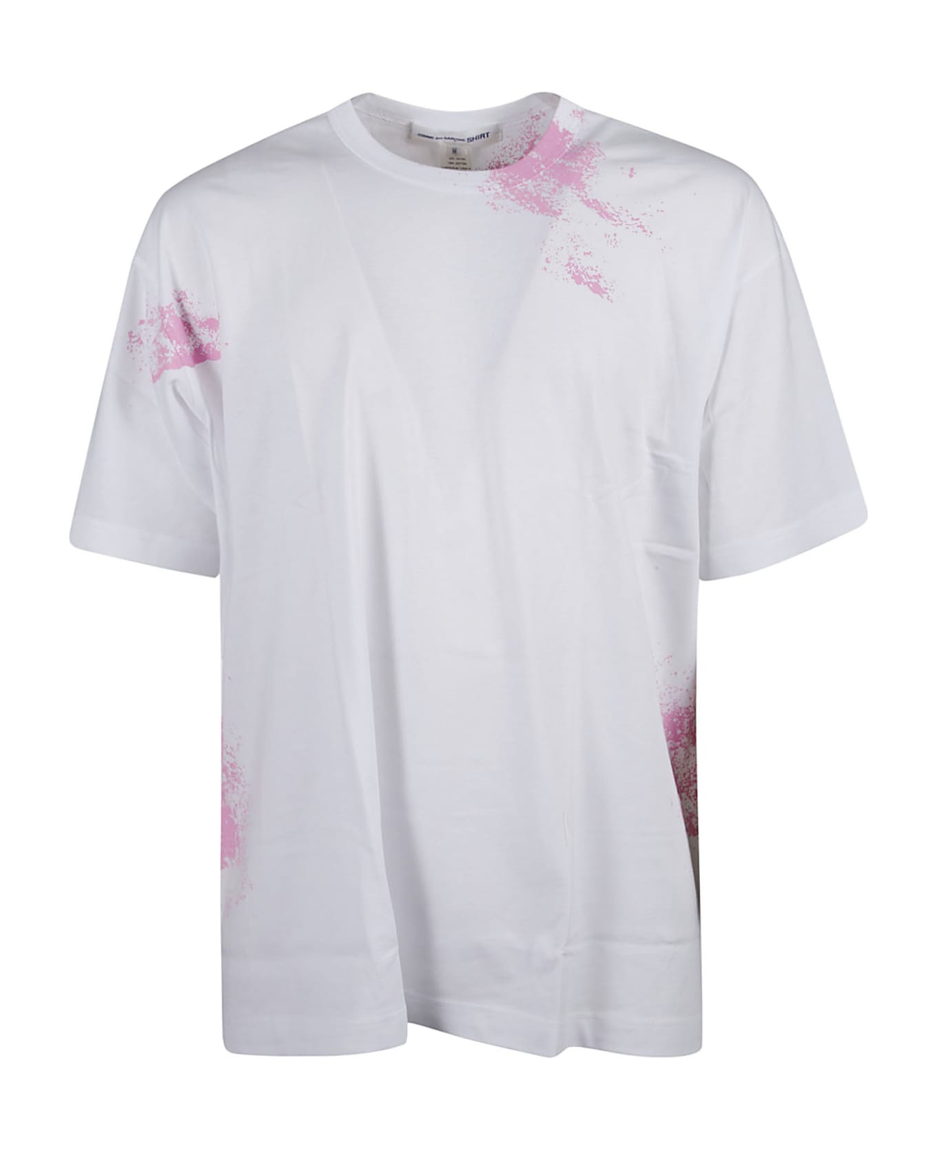 Comme des Garçons Shirt Paint Detail T-shirt - White