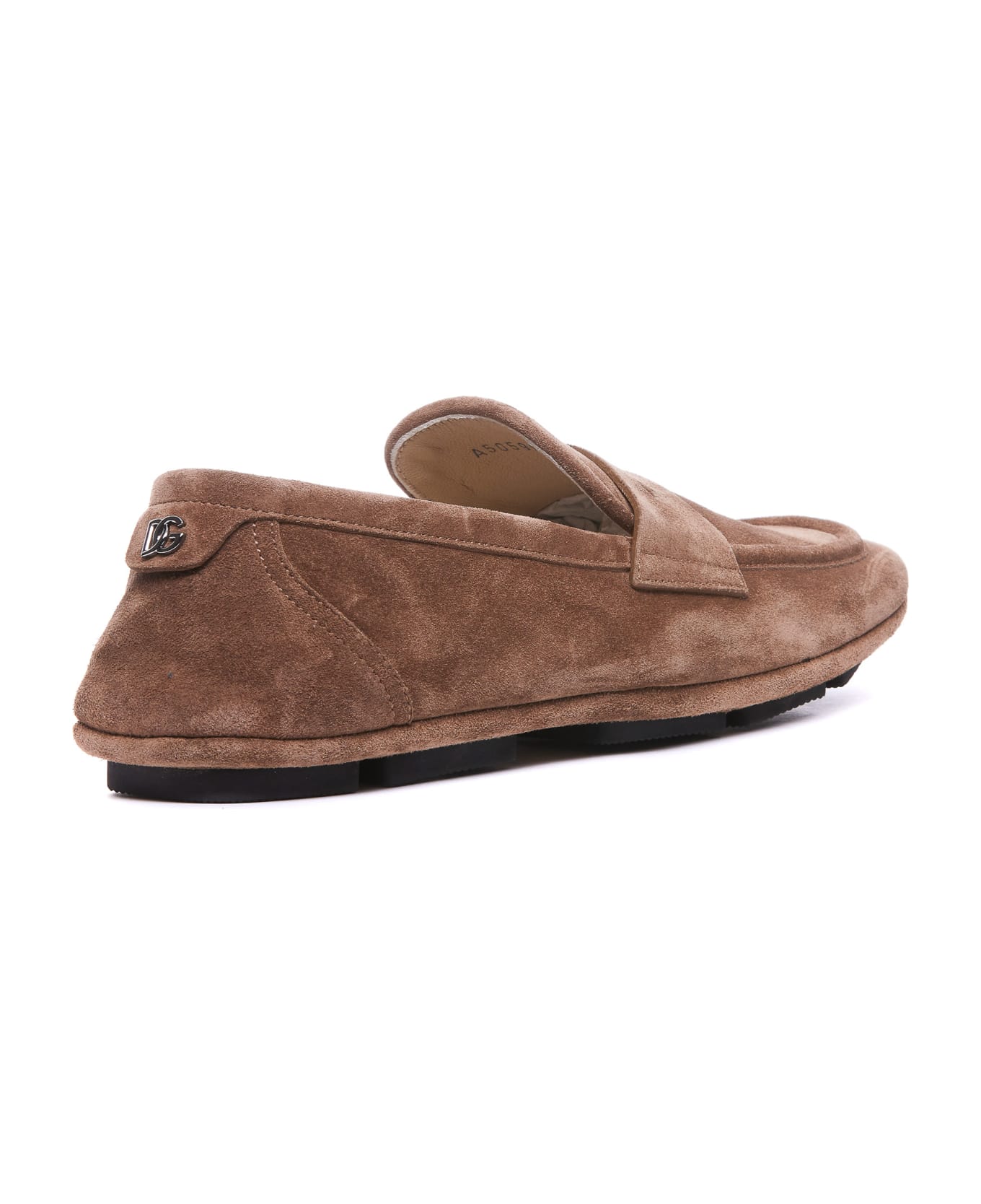 Dolce & Gabbana Loafers In Suede - Brown