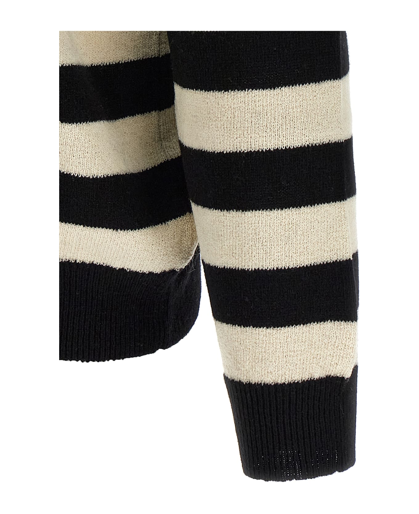 Balmain 
marinière
 Sweater - White/Black