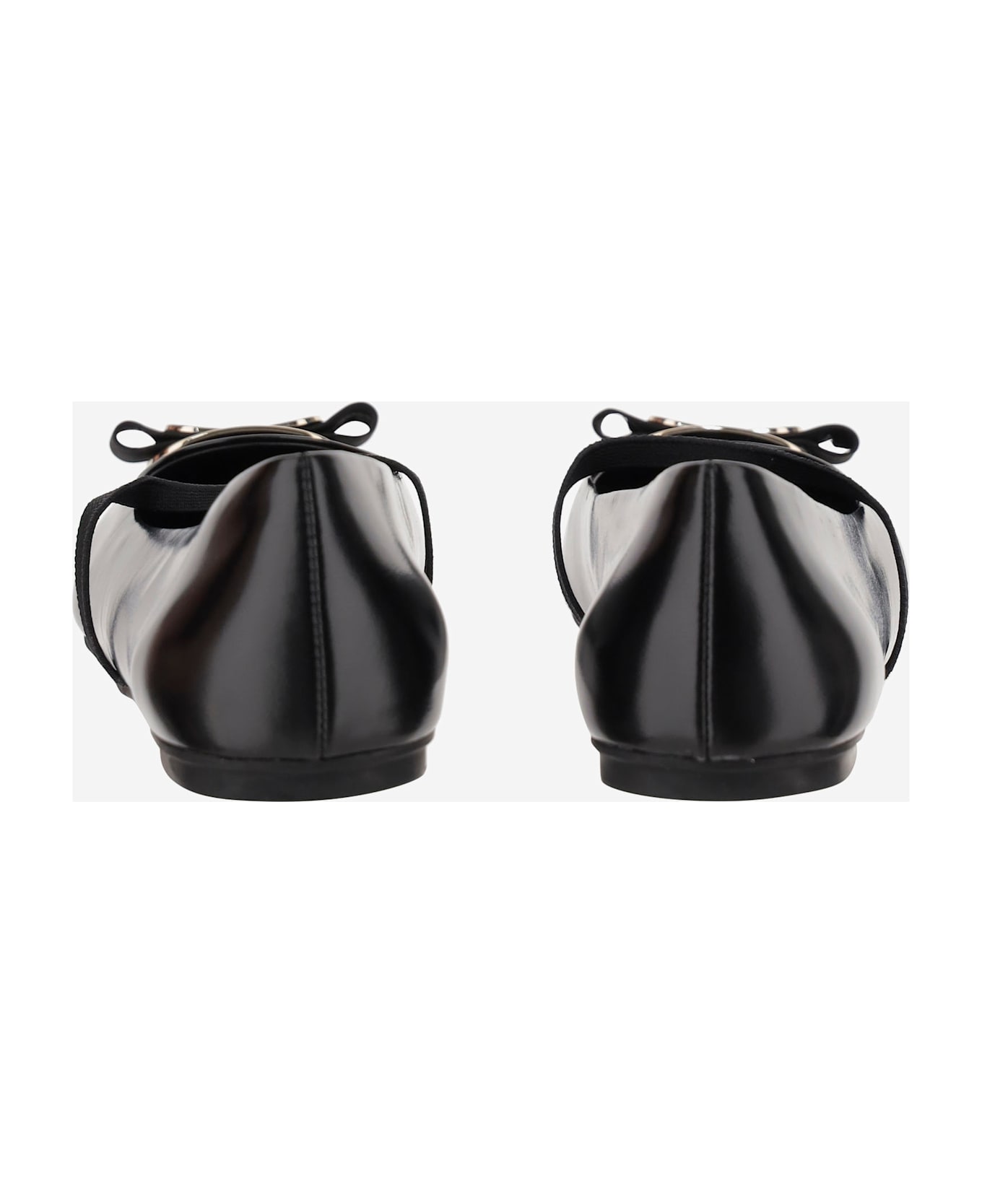 Ferragamo New Vara Plate Dancers - Black