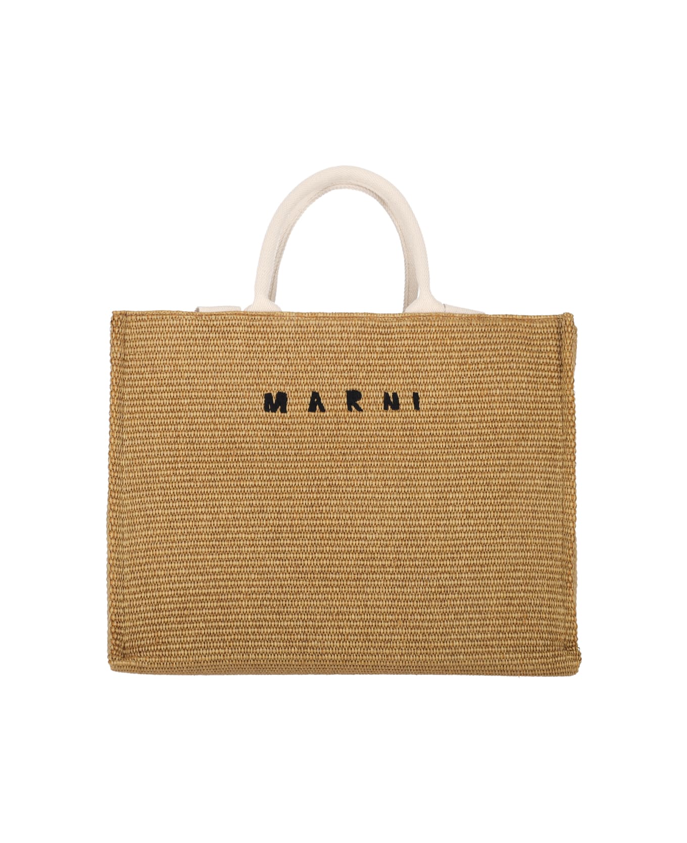 Marni Logo Tote Bag - Brown